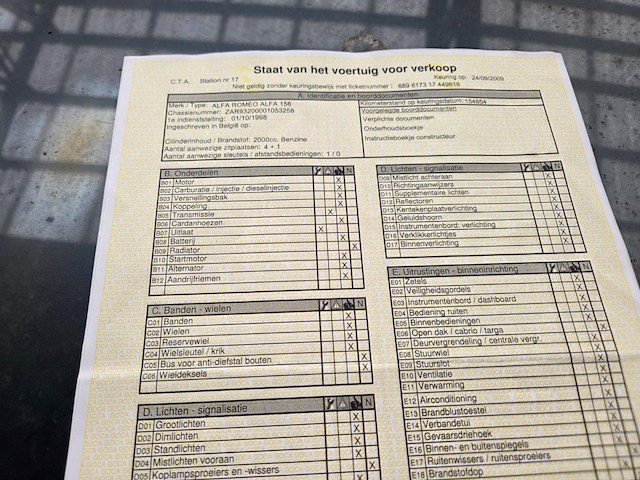 Alfa romeo 156, 1998 - afbeelding 16 van  16