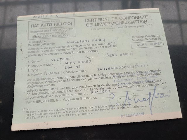 Alfa romeo 164, 1993 - afbeelding 12 van  13