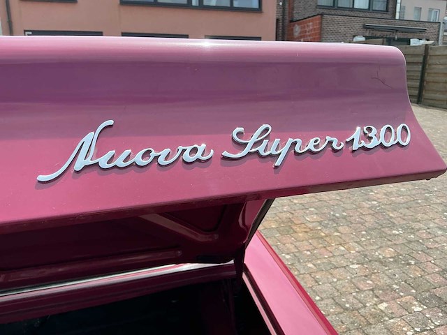 Alfo romeo nuova super 1300 oldtimer 1975 - afbeelding 23 van  40