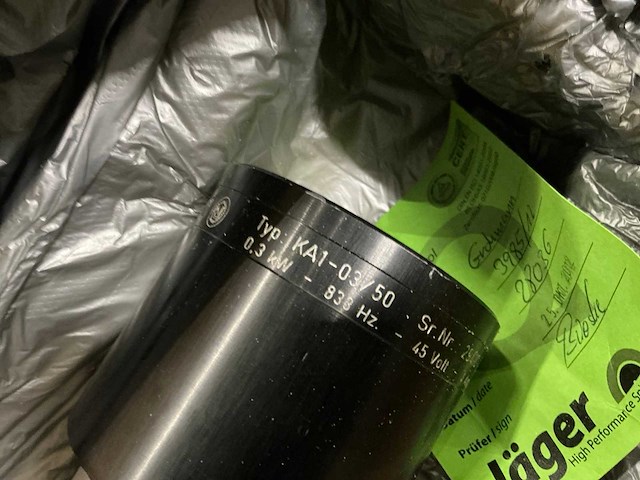 Alfred jäger ka1-03/50 spindel freesmotor - afbeelding 4 van  4