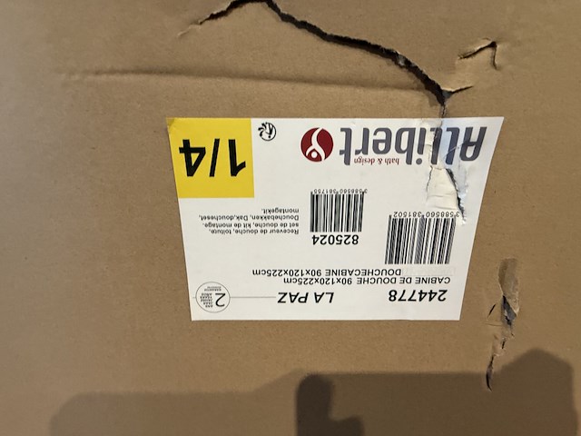 Alibelli wasbak antislip - afbeelding 2 van  2