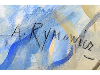 Alicja rymowicz - liggend naakt - aquarel - afbeelding 2 van  9
