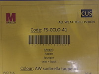 All weather kussen voor ligbed aspen - afbeelding 5 van  5