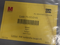 All weather kussen voor ligbed aspen - afbeelding 4 van  4