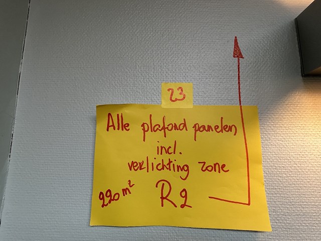 Alle plafondpanelen inlcusief verlichting - r2 (220m²) - afbeelding 7 van  7