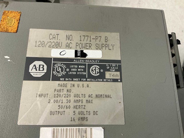Allen-bradley 1771-p7 b power supply (4x) - afbeelding 6 van  9