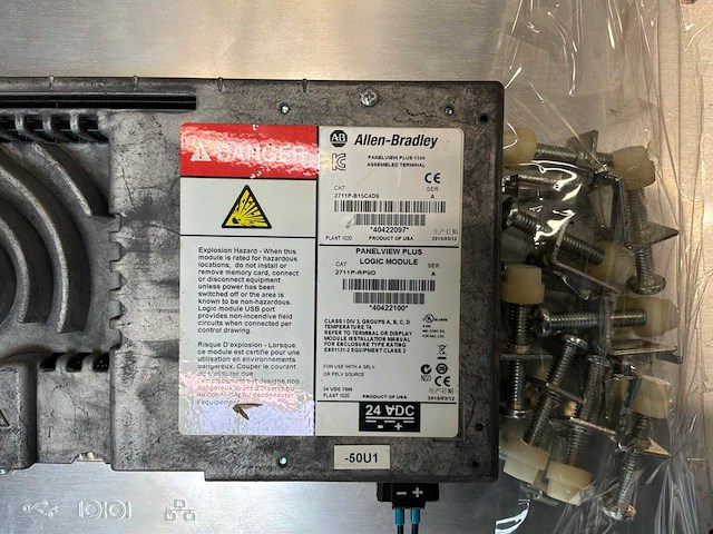 Allen-bradley panelview plus 1500 touch display - afbeelding 4 van  6