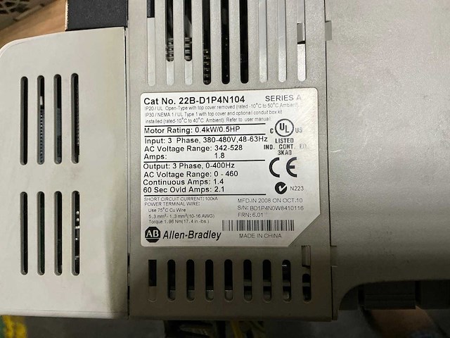 Allen bradley powerflex frequentieregelaar (3x) - afbeelding 3 van  4