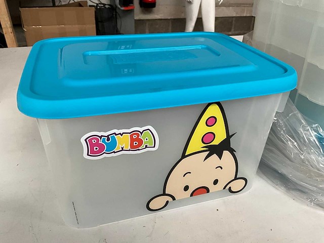 Allibert bumba opbergbox met deksel 12 liter (9x) - afbeelding 1 van  1