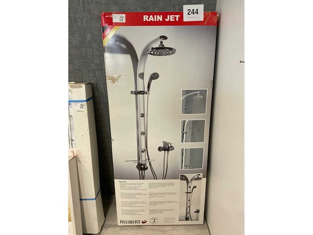Allibert rainjet 1250x550 alu regendouche - afbeelding 2 van  2