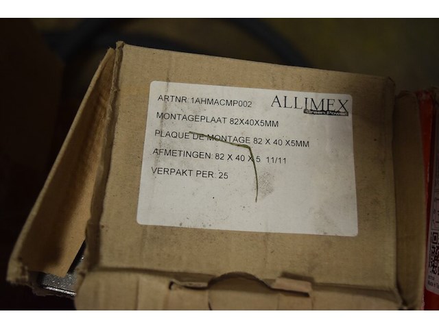 Allimex montageplaat 82x40x5000cm ca. 25st. - afbeelding 2 van  3