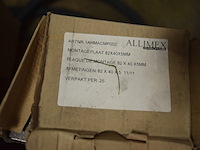 Allimex montageplaat 82x40x5000cm ca. 25st. - afbeelding 2 van  3
