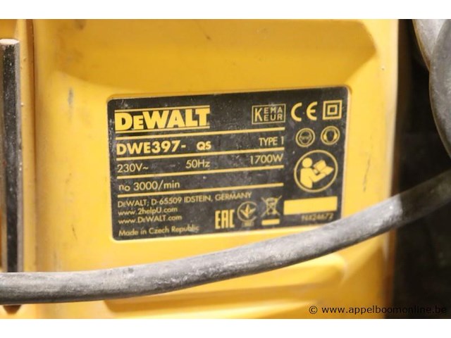 Alliogatorzaag dewalt dwe397-qs - afbeelding 3 van  3
