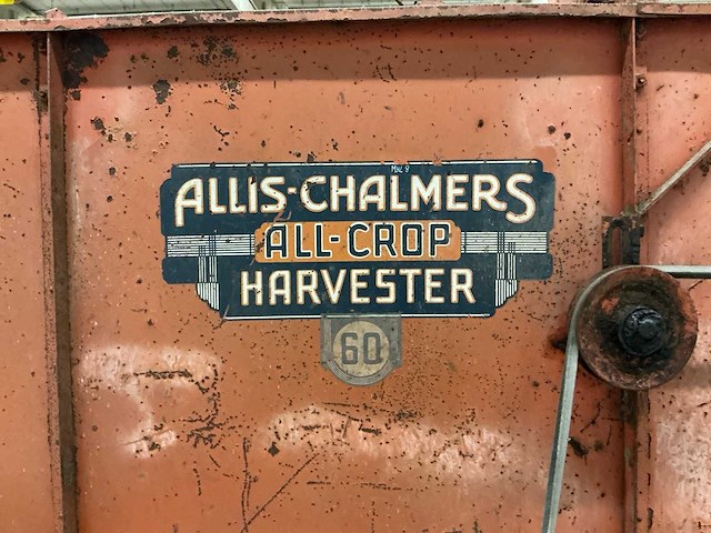 Allis-chalmers model 60 oldtimer getrokken pikdorser - afbeelding 3 van  14