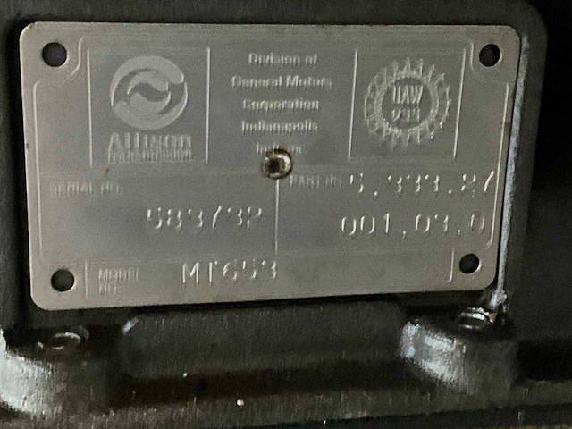 Allison versnellingsbak mt635 - afbeelding 12 van  12