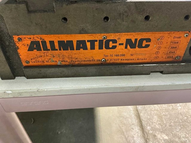 Allmatic-nc tc 160/200 opspanblok - afbeelding 3 van  3