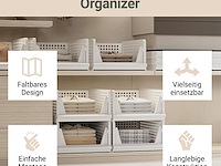 Ally maison stapelbare kast-/garderobe-/kastorganizers (set van 3) - afbeelding 3 van  5