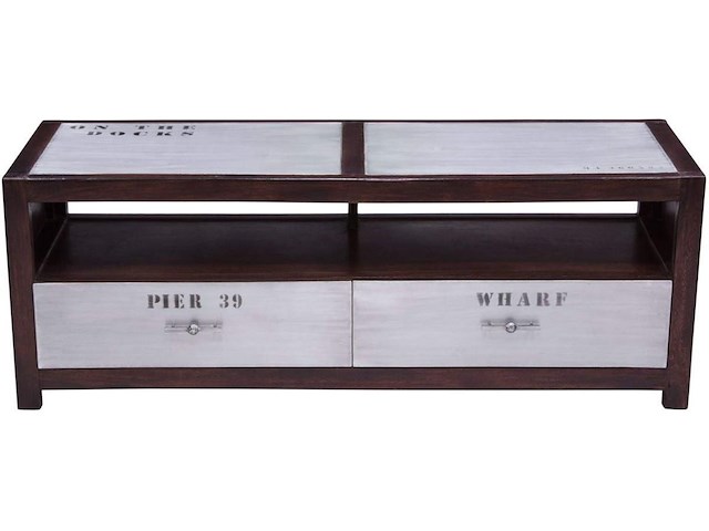 Almira tv-meubel in massief hout - afbeelding 1 van  1