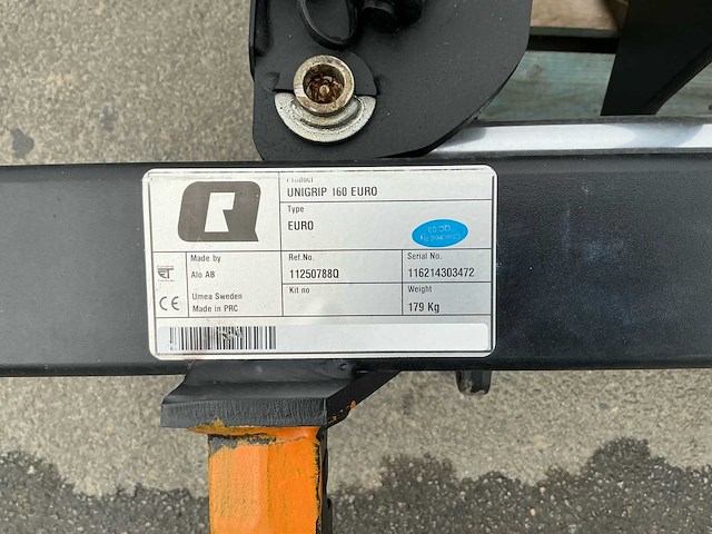 Alö euro hydraulische balenklem - afbeelding 9 van  9