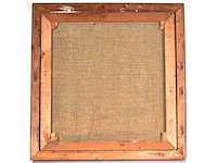 Alois van regemorter - winterlandschap in maanlicht - olie op doek - 64x62 cm - afbeelding 2 van  10