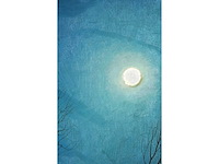 Alois van regemorter - winterlandschap in maanlicht - olie op doek - 64x62 cm - afbeelding 5 van  10