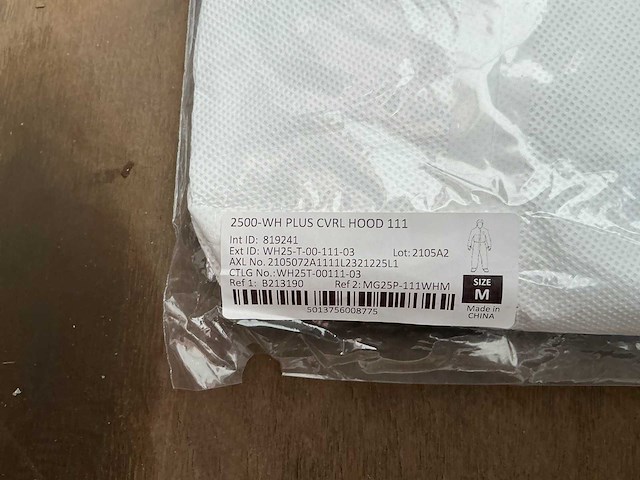 Alpatec 2500 plus wegwerp overall (40x) - afbeelding 3 van  4
