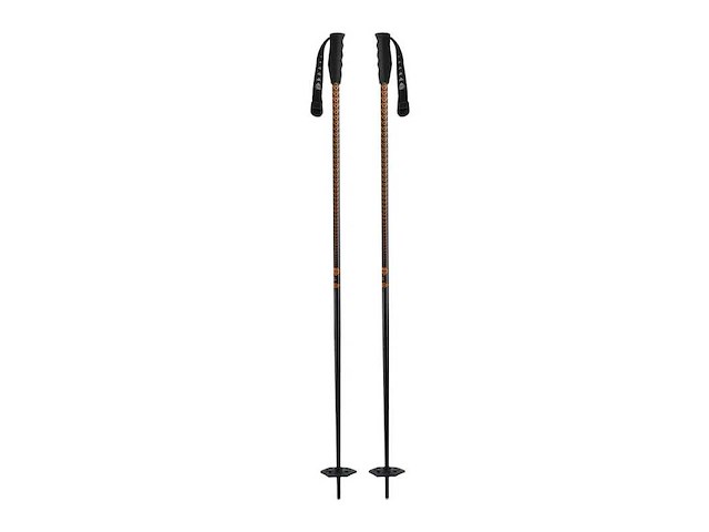 Alpenskistokken black crows meta (zwart/oranje) - 115 cm - afbeelding 1 van  5