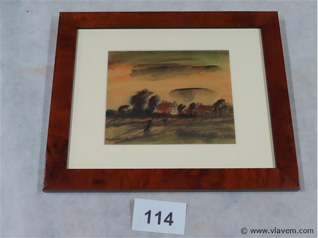 Alphons vermeir tekening - afbeelding 1 van  3