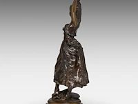 Alphonse colle (1857-1935), 'carmen', patinated bronze 71 cm. (27.94 in.) - afbeelding 3 van  8