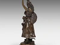 Alphonse colle (1857-1935), 'carmen', patinated bronze 71 cm. (27.94 in.) - afbeelding 4 van  8