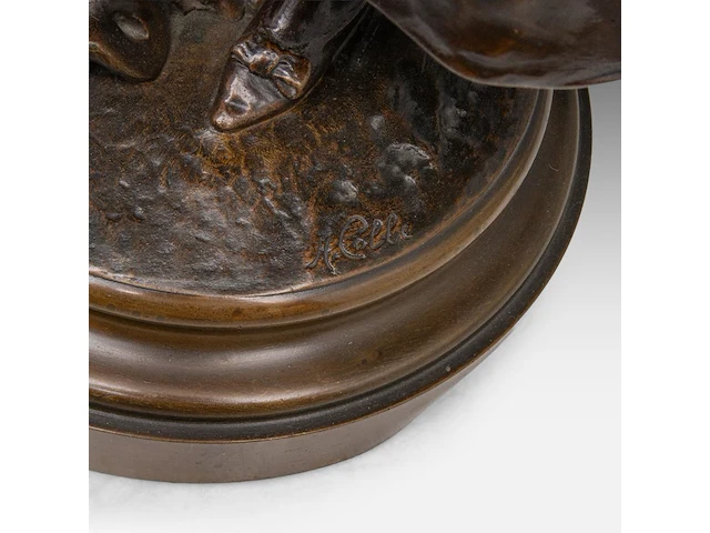 Alphonse colle (1857-1935), 'carmen', patinated bronze 71 cm. (27.94 in.) - afbeelding 7 van  8