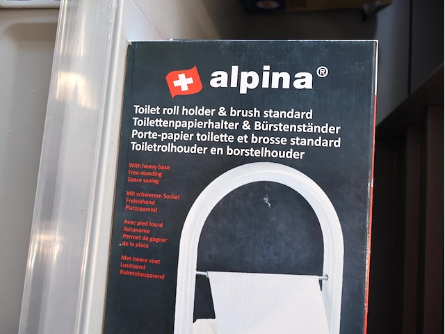 Alpina toilet rolhouder (x2) - afbeelding 2 van  4