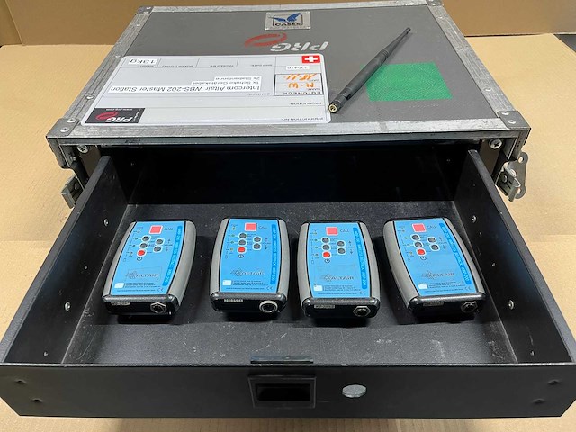 Altair wbs-202 dual channel wireless intercom rack - afbeelding 4 van  8