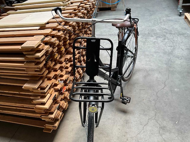 Altec vintage damesfiets 28 inch mat zwart - afbeelding 1 van  9