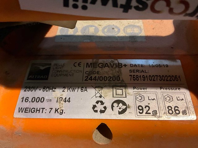 Altrad megavib+ trilnaald - afbeelding 2 van  2