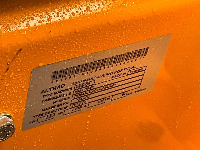 Altrad rb500b nieuwe betonmolen - afbeelding 3 van  12