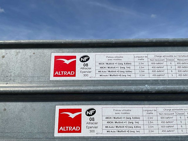 Altrad-wandelpaden voor nieuwe steigers (45x) - afbeelding 6 van  6
