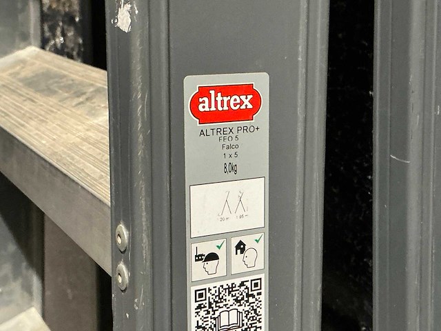 Altrex falco ffo 5 ladder - afbeelding 3 van  3