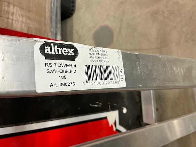 Altrex rs tower 4 rolsteiger - afbeelding 9 van  12
