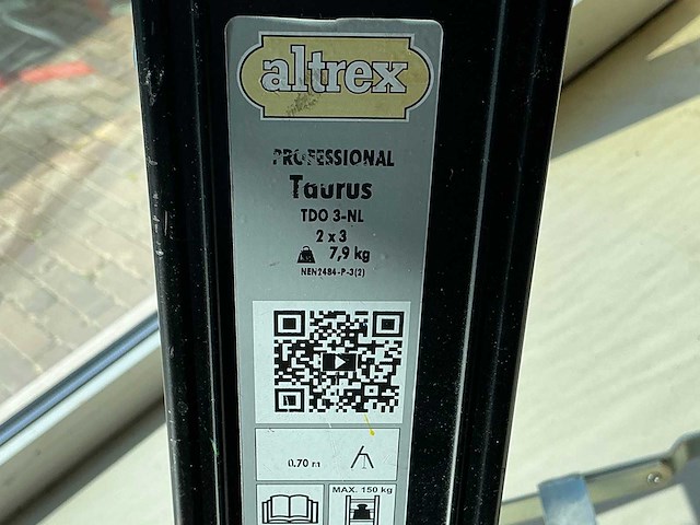 Altrex taurus tdo 3-nl ladder en trap - afbeelding 4 van  4