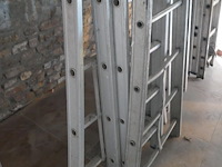 Alu 3-delige opsteekladder + alu ladder - afbeelding 2 van  4