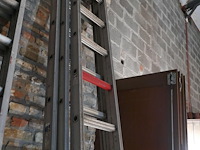 Alu 3-delige opsteekladder - afbeelding 2 van  4