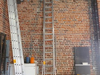 Alu dubbele opsteekladder petry 1 stuk