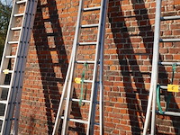 Alu dubbele opsteekladder petry 1 stuk - afbeelding 2 van  6