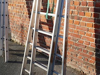 Alu dubbele opsteekladder petry 1 stuk - afbeelding 3 van  6