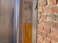 Alu dubbele opsteekladder petry 1 stuk - afbeelding 6 van  6