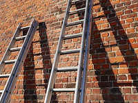 Alu dubbele opsteekladder petry 1 stuk - afbeelding 3 van  6