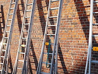 Alu dubbele opsteekladder petry 1 stuk - afbeelding 2 van  5