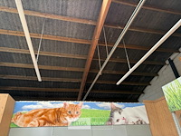 Alu kader met banners kat - afbeelding 2 van  5