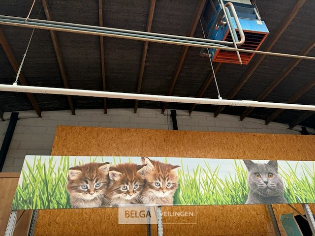 Alu kader met banners kat - afbeelding 3 van  5